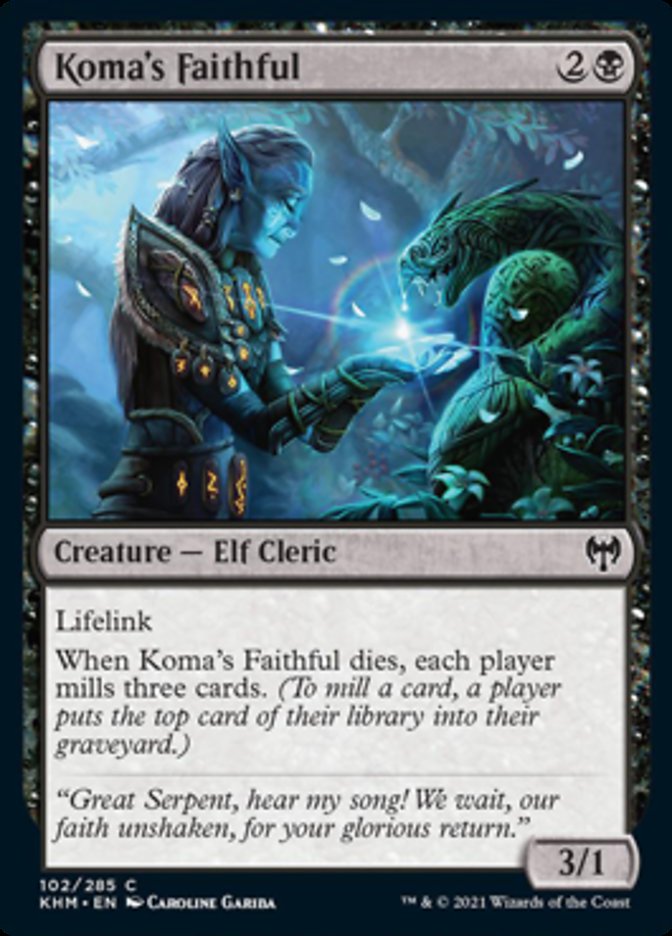 Koma's Faithful [Kaldheim] | Good Games Cannington