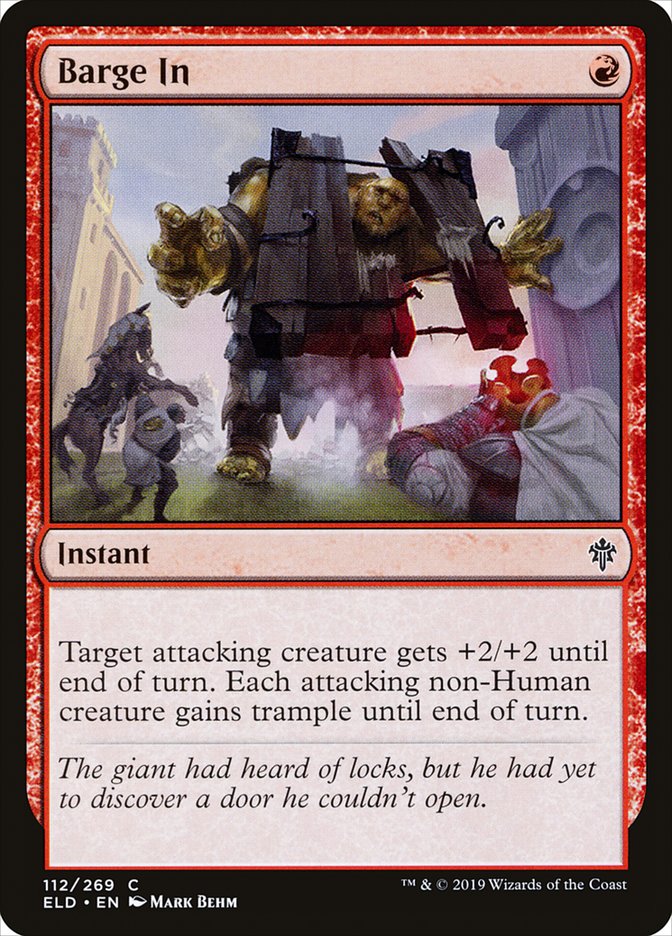 Barge In [Throne of Eldraine] | Good Games Cannington