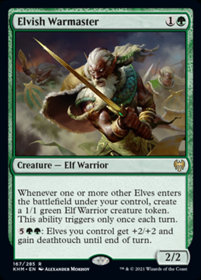 Elvish Warmaster [Kaldheim] | Good Games Cannington
