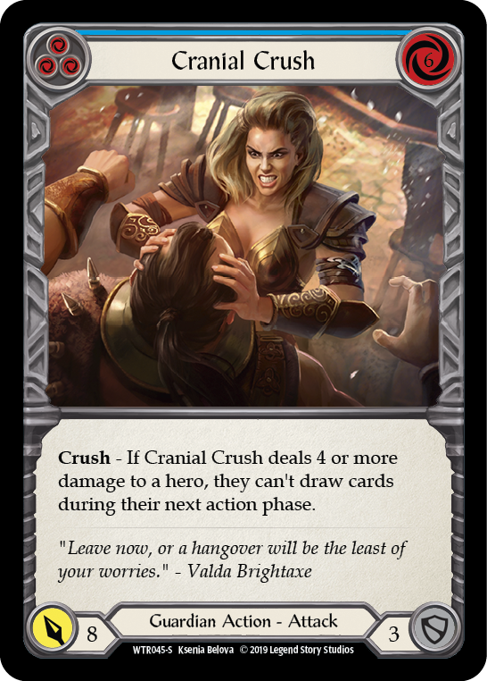 Cranial Crush [WTR045-S] Alpha Print Rainbow Foil | Good Games Cannington
