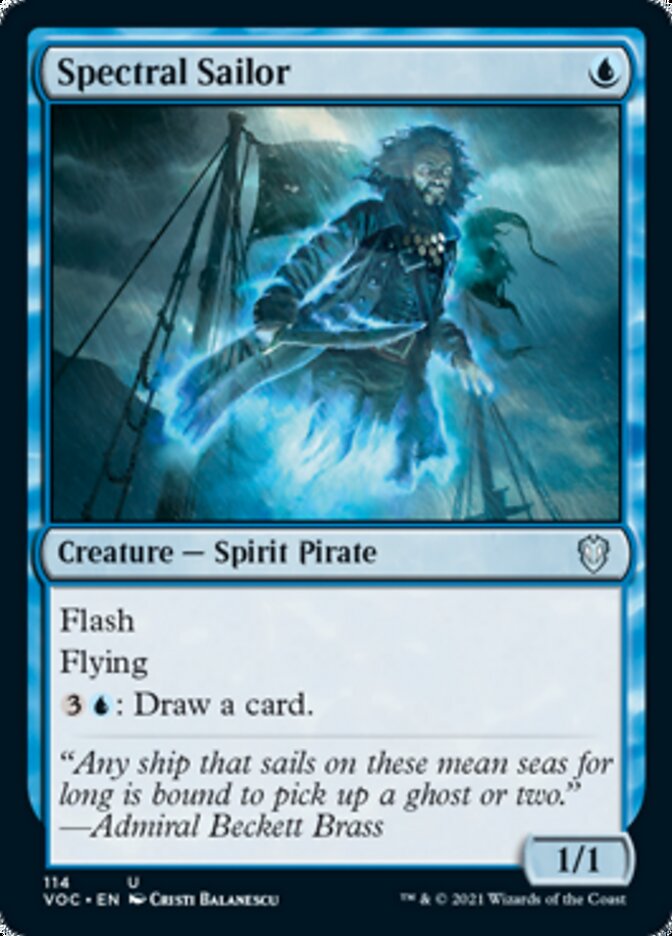 Spectral Sailor [Innistrad: Crimson Vow Commander] | Good Games Cannington