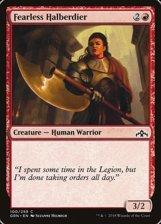 Fearless Halberdier [Guilds of Ravnica] | Good Games Cannington