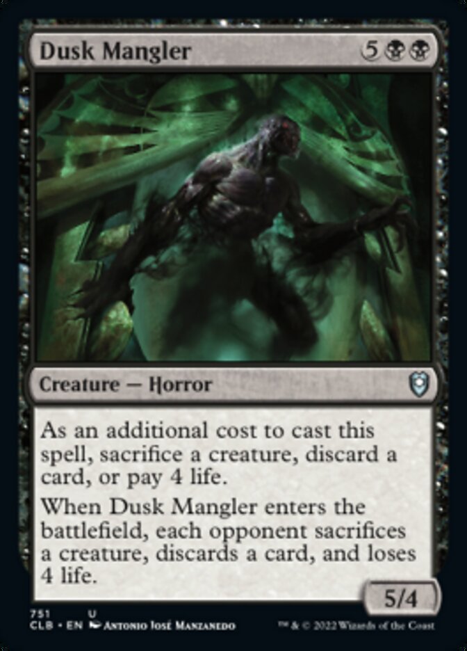 Dusk Mangler [Commander Legends: Battle for Baldur's Gate] | Good Games Cannington