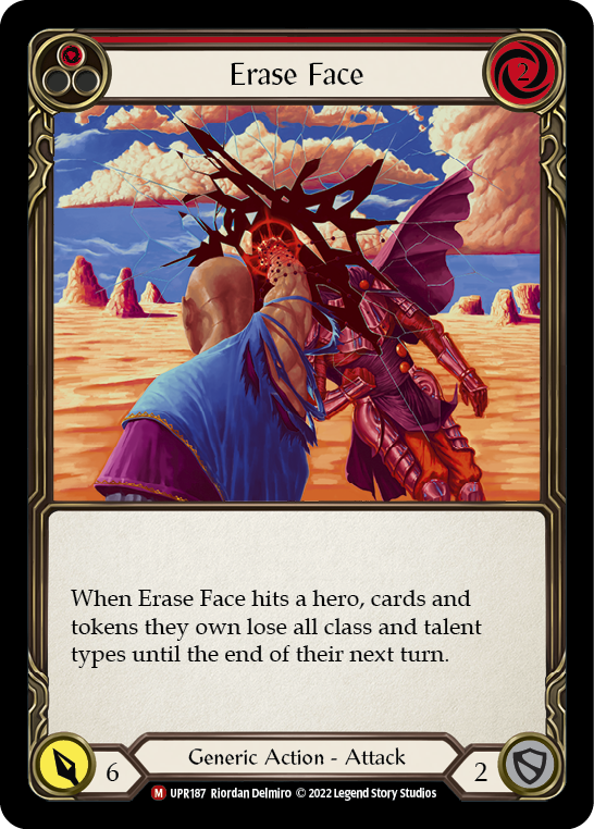 Erase Face [UPR187] (Uprising)  Rainbow Foil | Good Games Cannington