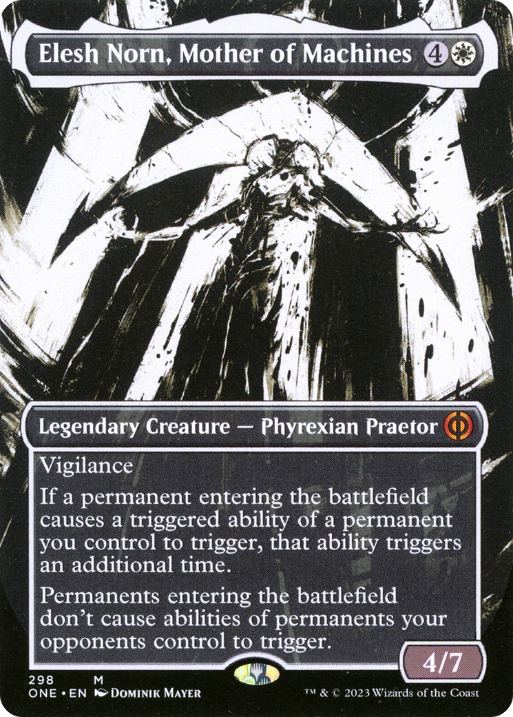 Elesh Norn, Mother of Machines (Borderless Ichor) [Phyrexia: All Will Be One] | Good Games Cannington