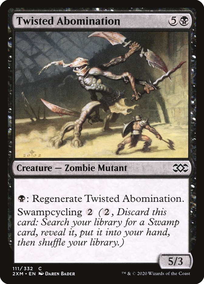 Twisted Abomination [Double Masters] | Good Games Cannington