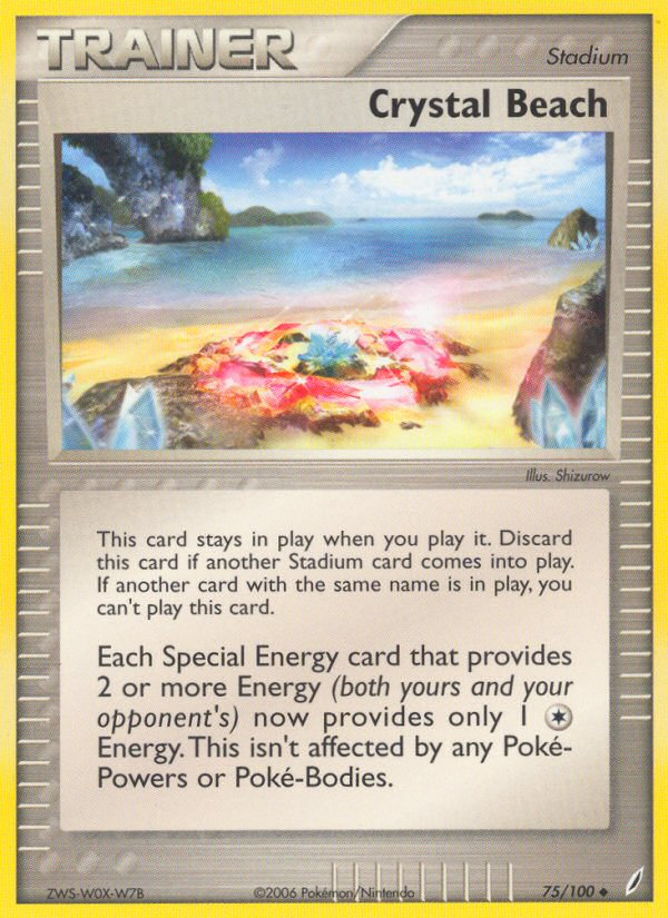 Crystal Beach (75/100) [EX: Crystal Guardians] | Good Games Cannington