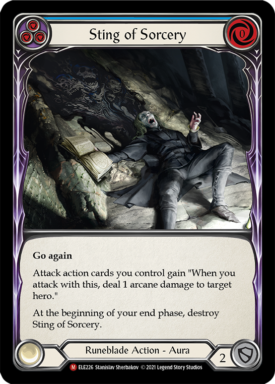 Sting of Sorcery [ELE226] (Tales of Aria)  1st Edition Normal | Good Games Cannington