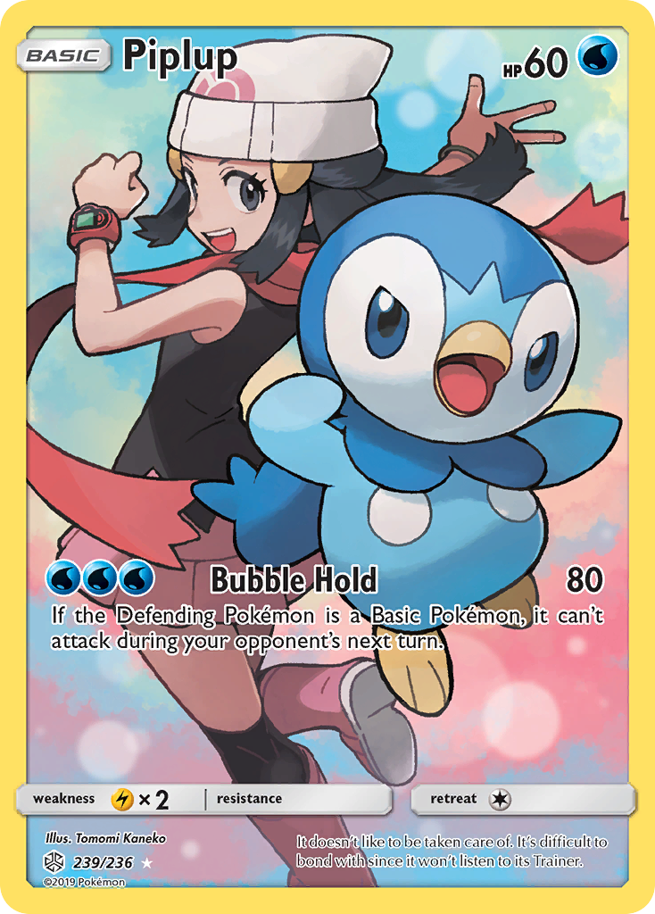 Piplup (239/236) [Sun & Moon: Cosmic Eclipse] | Good Games Cannington
