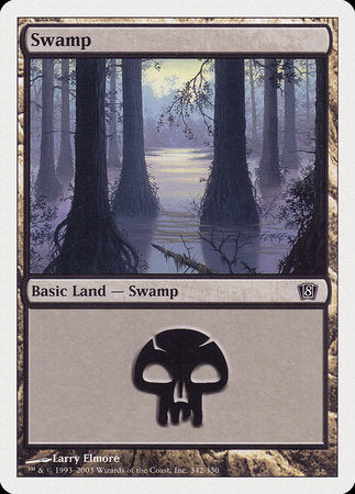 Swamp (342) [Eighth Edition] | Good Games Cannington