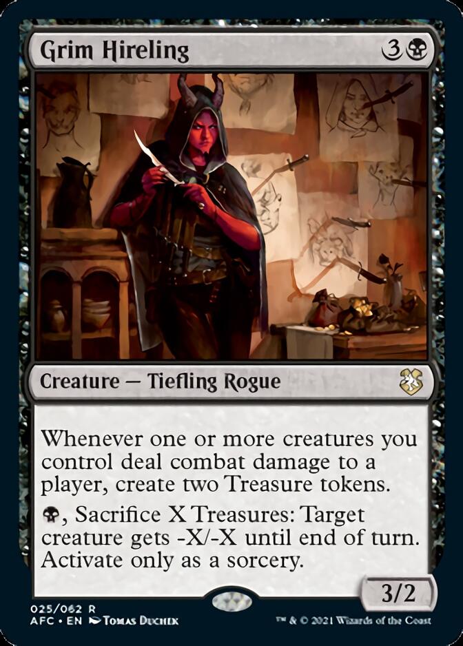 Grim Hireling [Dungeons & Dragons: Adventures in the Forgotten Realms Commander] | Good Games Cannington