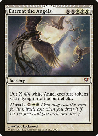 Entreat the Angels [Avacyn Restored] | Good Games Cannington