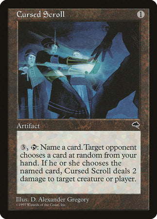 Cursed Scroll [Tempest] | Good Games Cannington