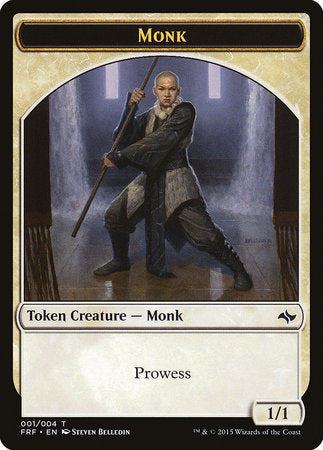 Monk Token [Fate Reforged Tokens] | Good Games Cannington