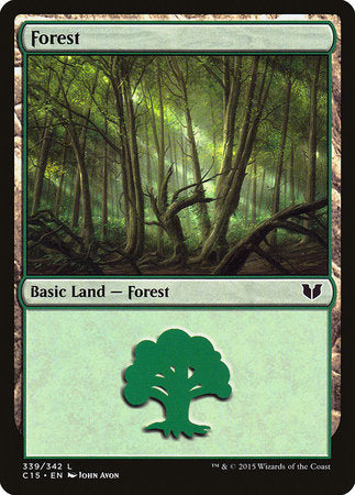 Forest (339) [Commander 2015] | Good Games Cannington