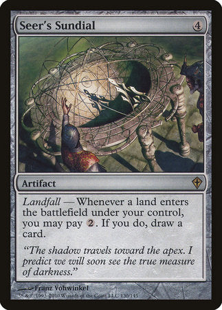 Seer's Sundial [Worldwake] | Good Games Cannington