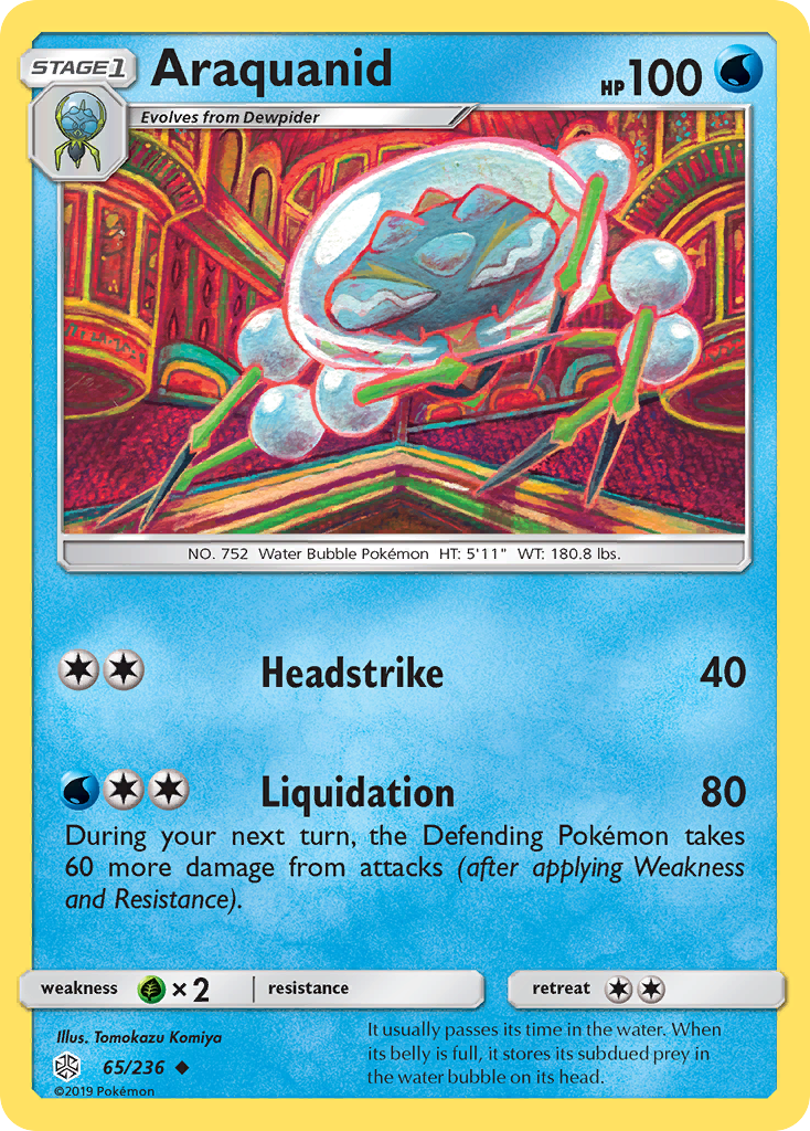 Araquanid (65/236) [Sun & Moon: Cosmic Eclipse] | Good Games Cannington
