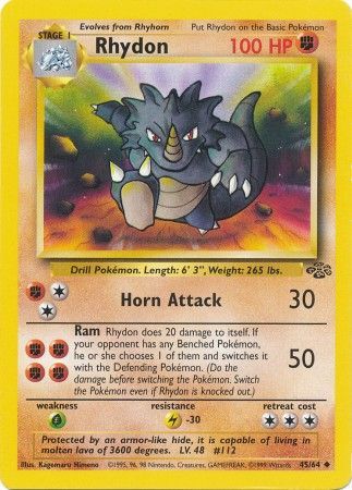 Rhydon (45/64) [Jungle Unlimited] | Good Games Cannington
