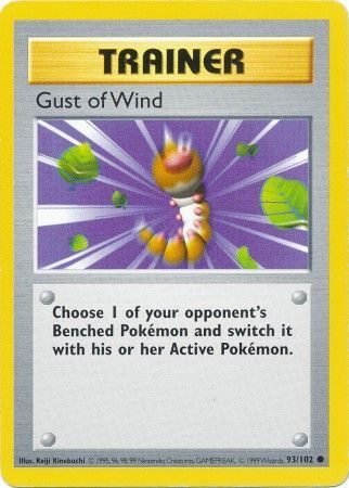 Gust of Wind (93/102) [Base Set Shadowless Unlimited] | Good Games Cannington