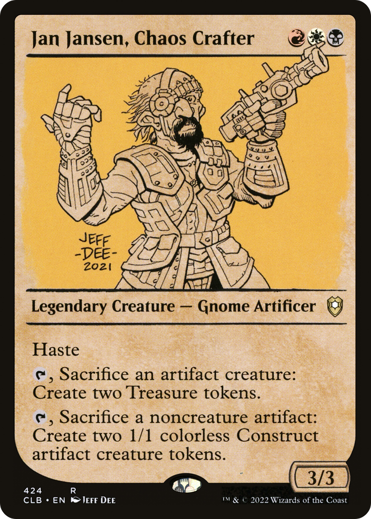Jan Jansen, Chaos Crafter (Showcase) [Commander Legends: Battle for Baldur's Gate] | Good Games Cannington