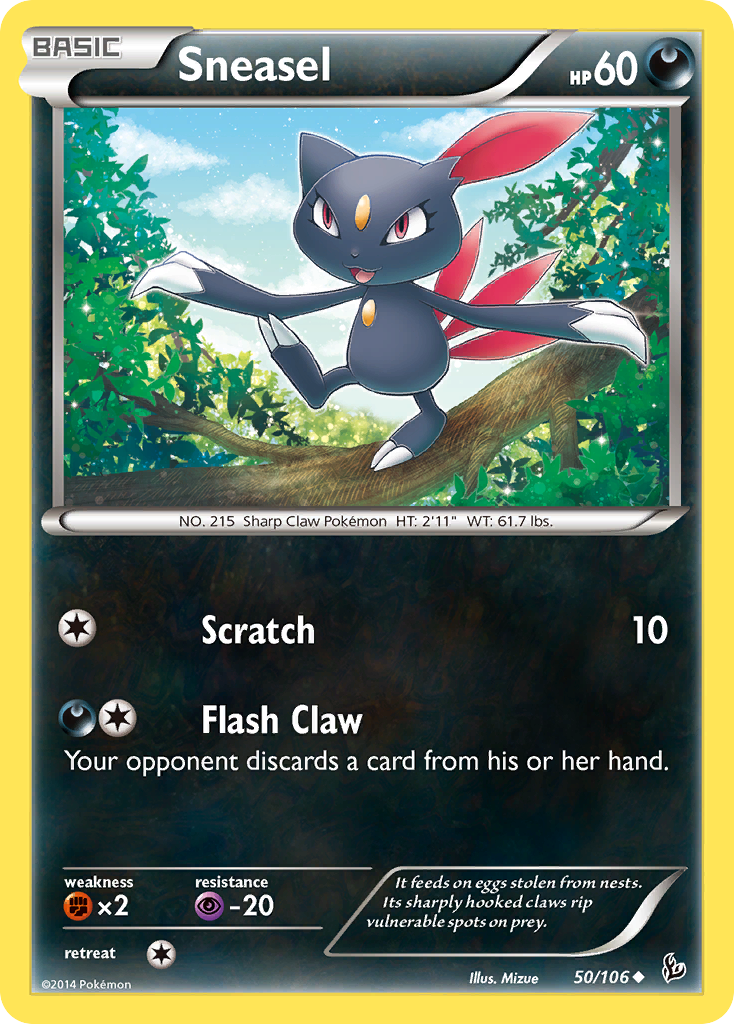 Sneasel (50/106) [XY: Flashfire] | Good Games Cannington
