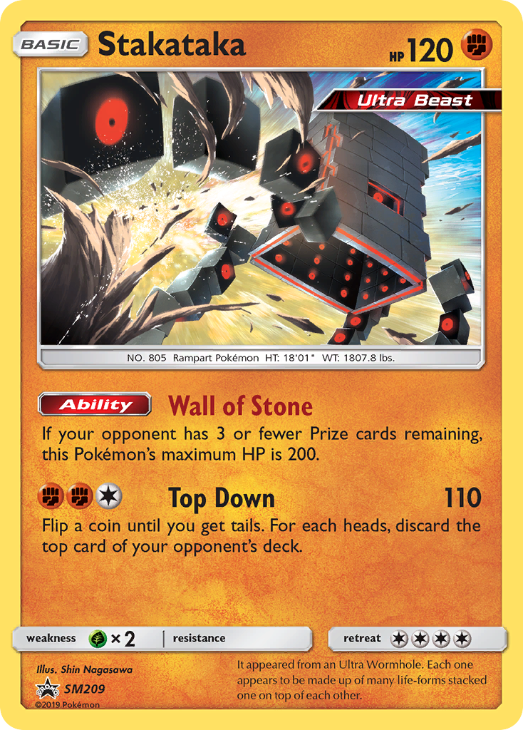 Stakataka (SM209) [Sun & Moon: Black Star Promos] | Good Games Cannington