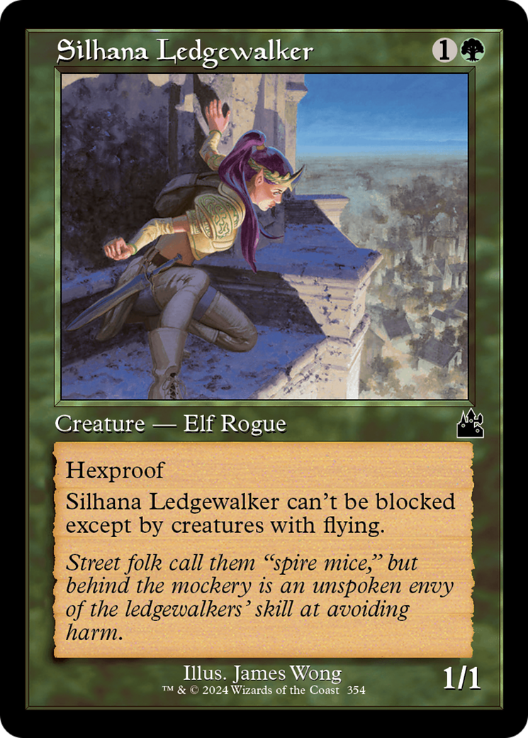 Silhana Ledgewalker (Retro Frame) [Ravnica Remastered] | Good Games Cannington