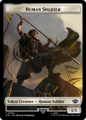Food (10) // Human Soldier (02) Double-Sided Token [The Lord of the Rings: Tales of Middle-Earth Tokens] | Good Games Cannington