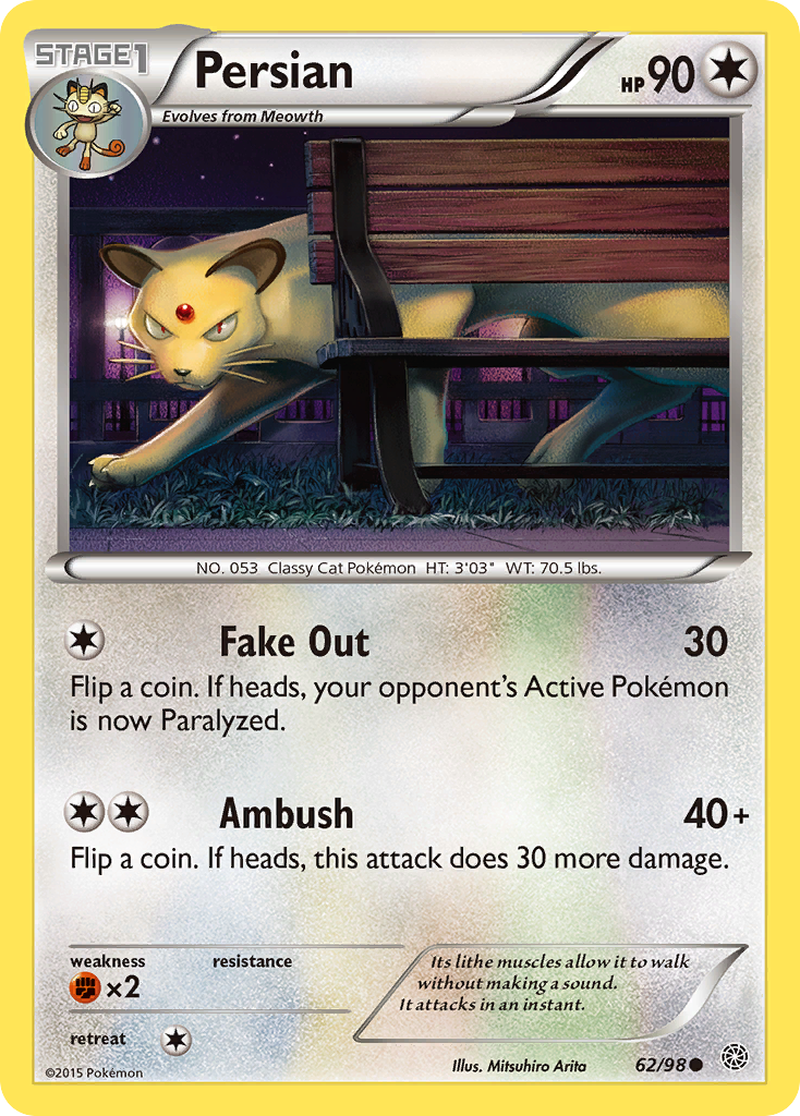 Persian (62/98) [XY: Ancient Origins] | Good Games Cannington