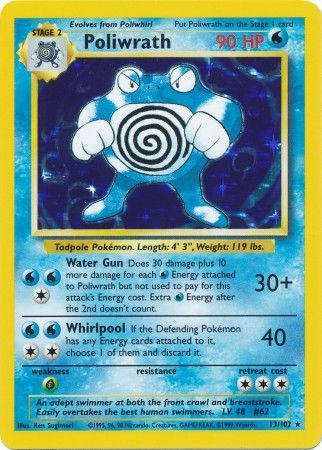 Poliwrath (13/102) [Base Set Unlimited] | Good Games Cannington