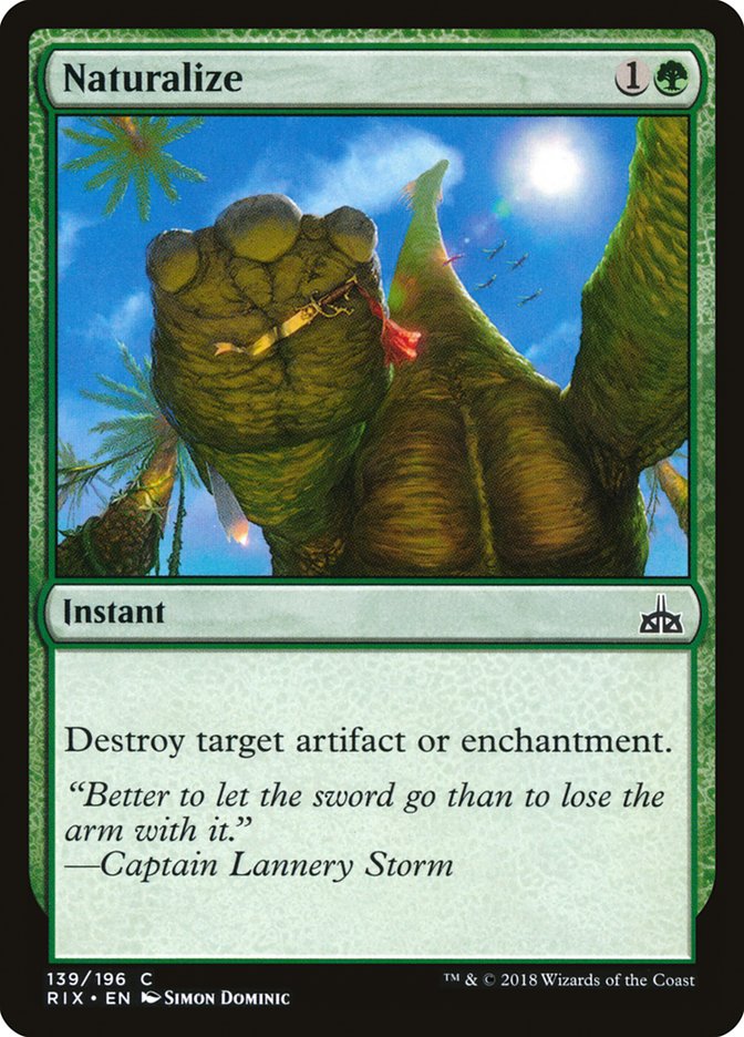 Naturalize [Rivals of Ixalan] | Good Games Cannington