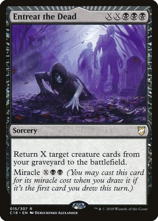 Entreat the Dead [Commander 2018] | Good Games Cannington