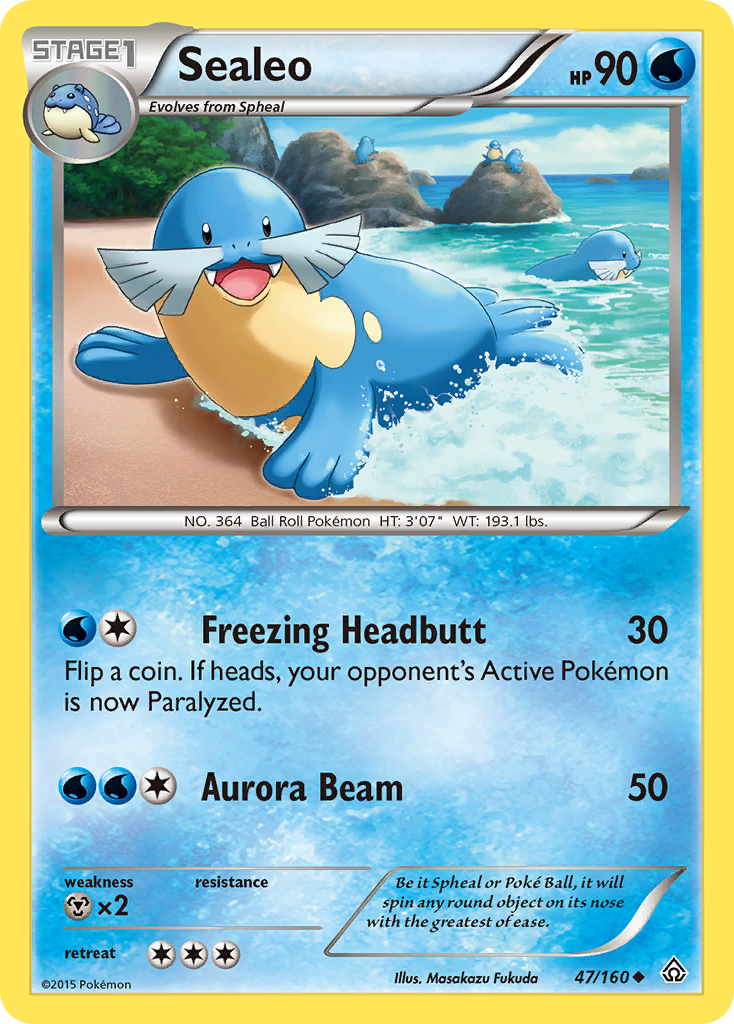 Sealeo (47/160) [XY: Primal Clash] | Good Games Cannington