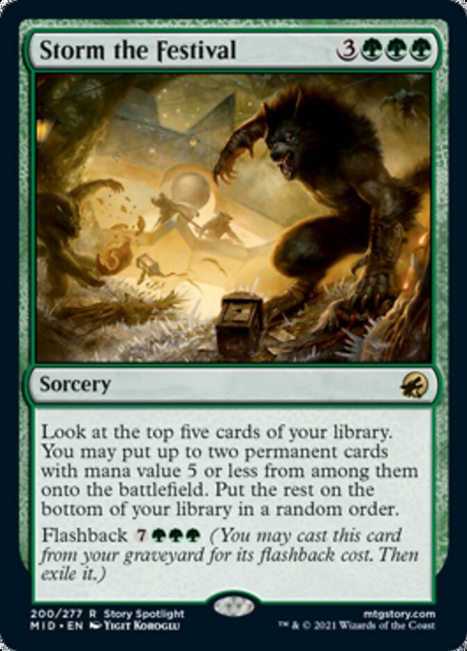 Storm the Festival [Innistrad: Midnight Hunt] | Good Games Cannington