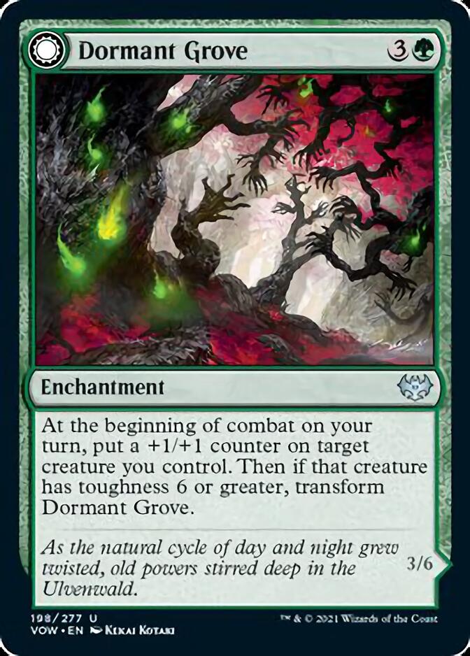 Dormant Grove // Gnarled Grovestrider [Innistrad: Crimson Vow] | Good Games Cannington