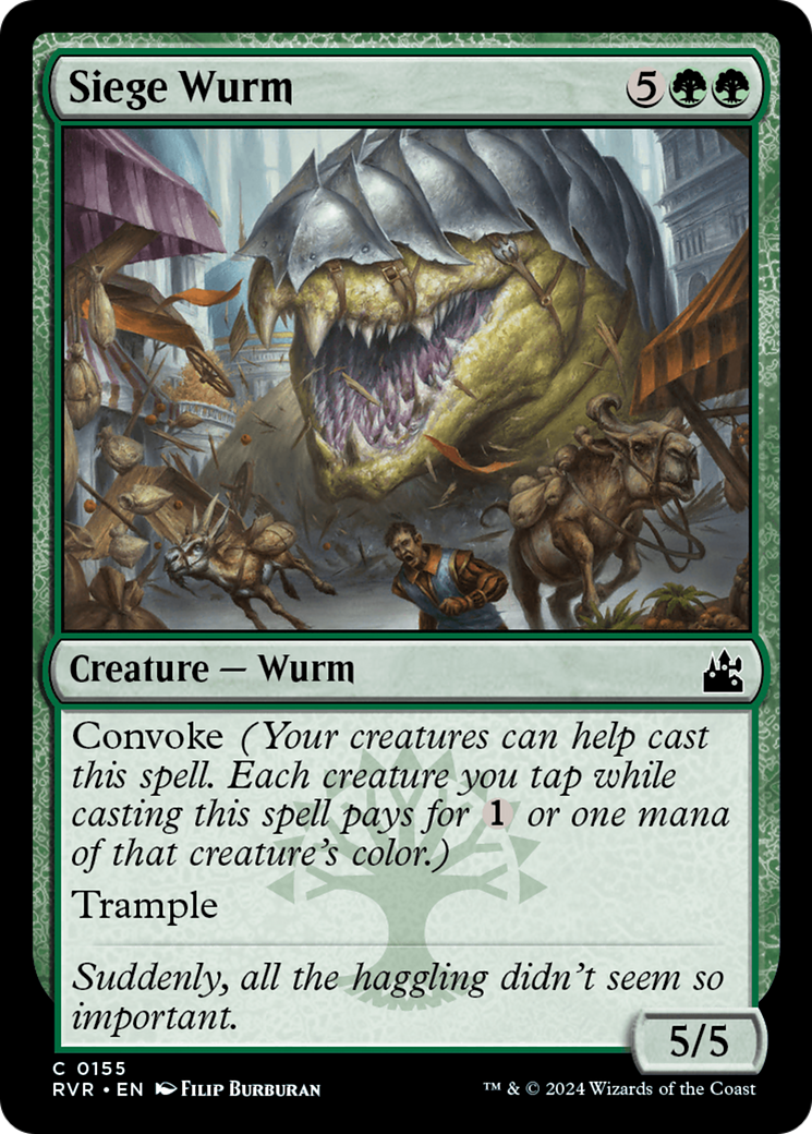 Siege Wurm [Ravnica Remastered] | Good Games Cannington