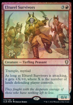 Elturel Survivors [Commander Legends: Battle for Baldur's Gate Prerelease Promos] | Good Games Cannington