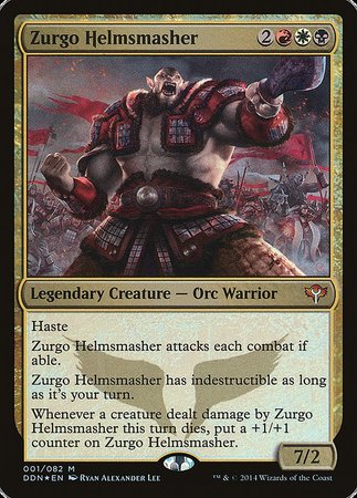 Zurgo Helmsmasher [Duel Decks: Speed vs. Cunning] | Good Games Cannington