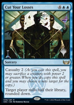 Cut Your Losses (Promo Pack) [Streets of New Capenna Promos] | Good Games Cannington