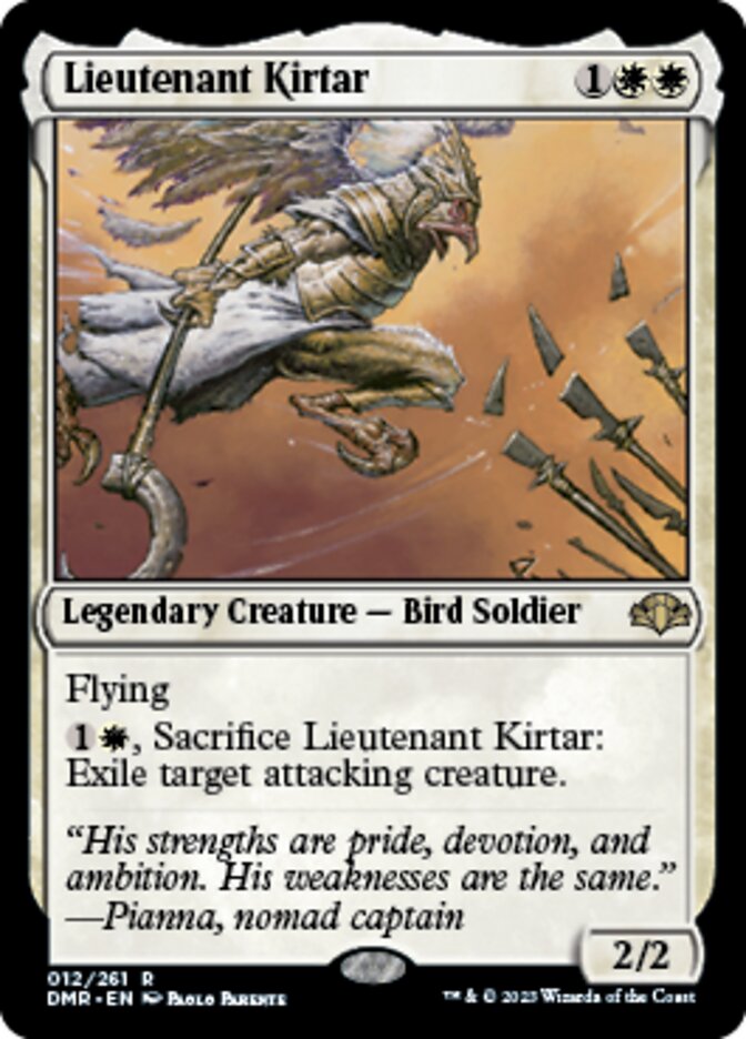 Lieutenant Kirtar [Dominaria Remastered] | Good Games Cannington