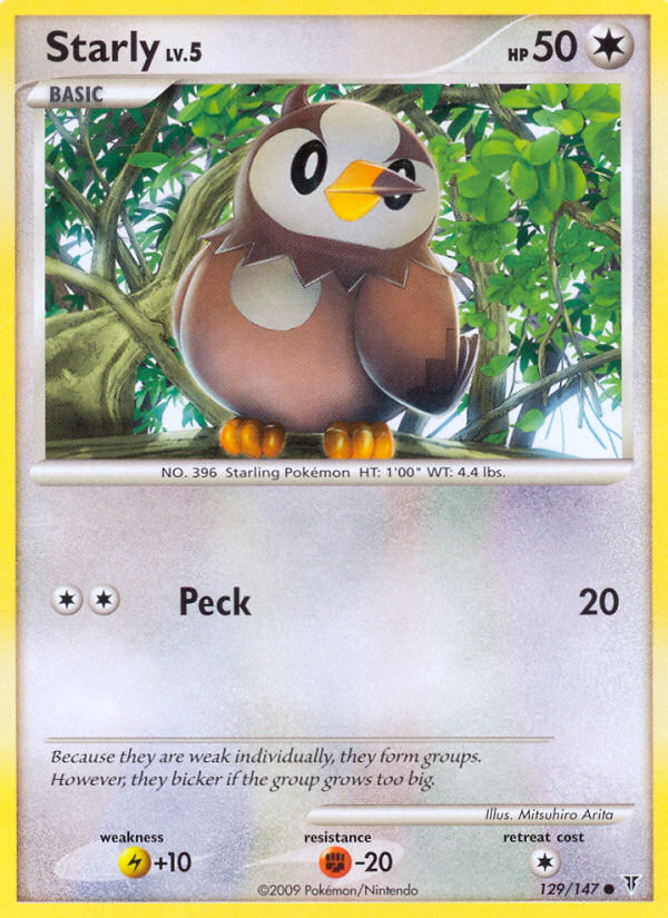Starly (129/147) [Platinum: Supreme Victors] | Good Games Cannington