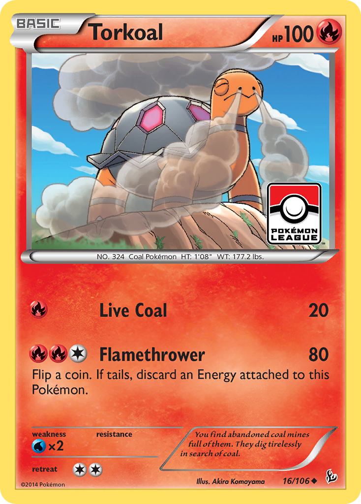 Torkoal (16/106) [XY: Flashfire] | Good Games Cannington