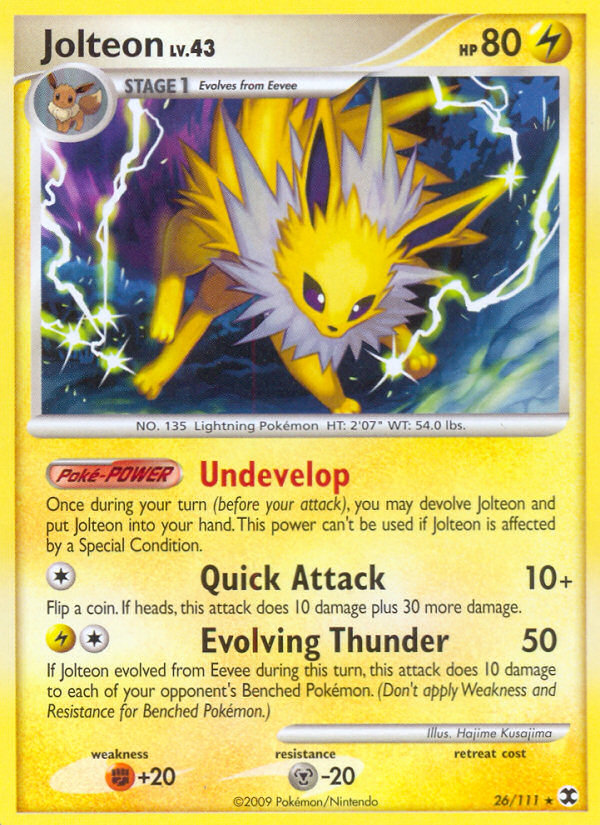 Jolteon (26/111) [Platinum: Rising Rivals] | Good Games Cannington