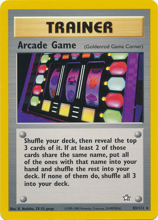 Arcade Game (83/111) [Neo Genesis Unlimited] | Good Games Cannington