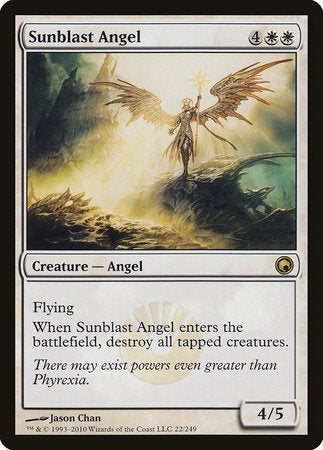 Sunblast Angel [Scars of Mirrodin] | Good Games Cannington