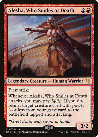 Alesha, Who Smiles at Death [Commander 2016] | Good Games Cannington