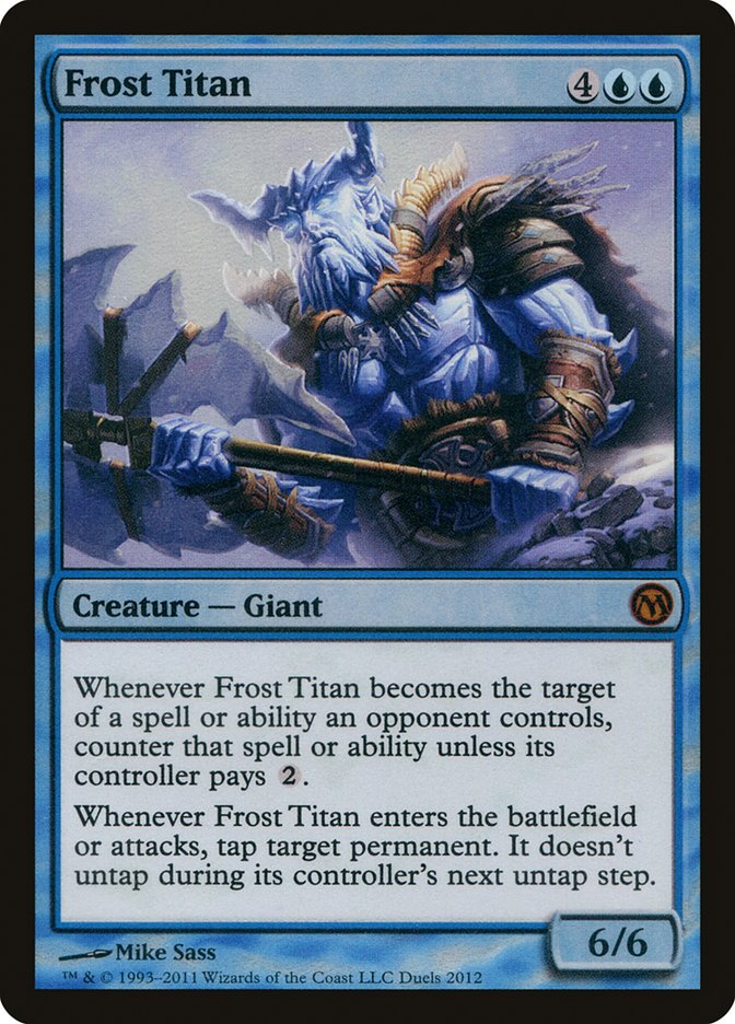 Frost Titan (Duels of the Planeswalkers Promos) [Duels of the Planeswalkers Promos 2011] | Good Games Cannington