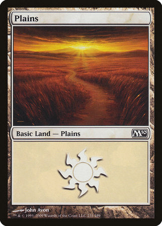 Plains (231) [Magic 2010] | Good Games Cannington