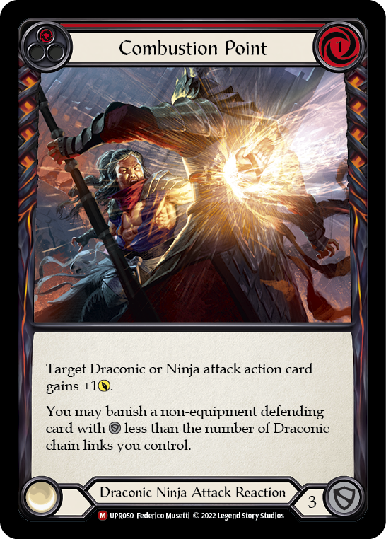 Combustion Point [UPR050] (Uprising)  Rainbow Foil | Good Games Cannington