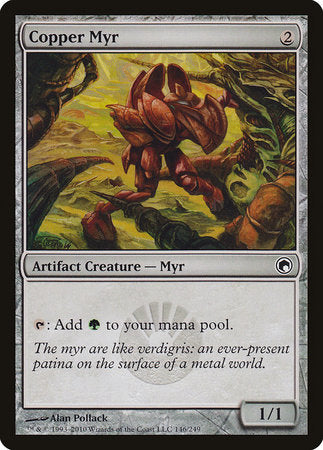 Copper Myr [Scars of Mirrodin] | Good Games Cannington